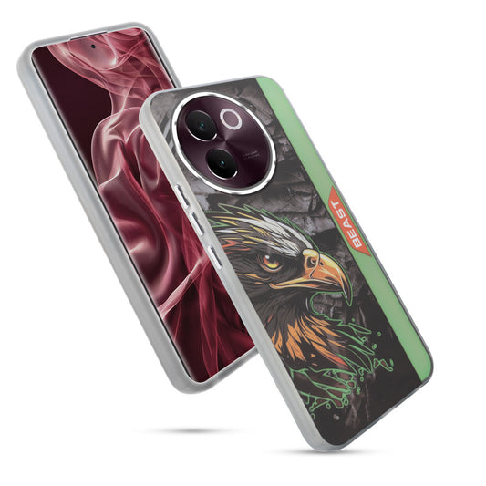 Beast Mode Animal Printed Back Case For Vivo V30e 5G With Hard Back & Glow Effect