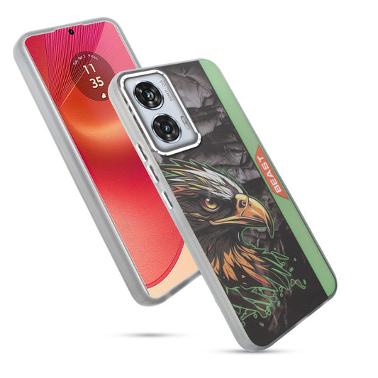 Beast Mode Animal Printed Back Case For Motorola Moto Edge 50 Fusion 5G With Hard Back & Glow Effect