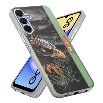 Beast Mode Animal Printed Back Case For Samsung A15 5G With Hard Back & Glow Effect