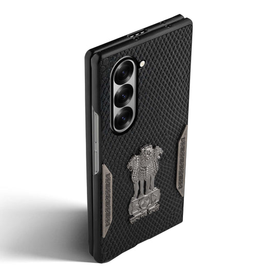 Designer Back Case Inspired by Satyamev Jayate, Textured Surface & Soft Inner Fabric for Samsung Z Fold 6
