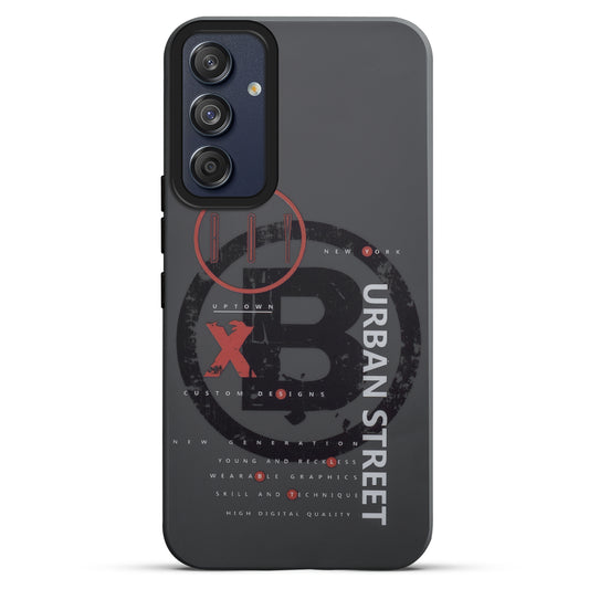 Mechanical Circuit Sector Print Hard Back Cover For Samsung F55 5G