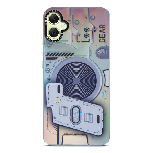 Colorful Reflective Circuit Prints Hard Back Protector Case For Samsung A05