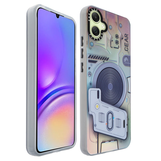 Colorful Reflective Circuit Prints Hard Back Protector Case For Samsung A05