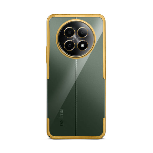 Crystal Clear Premium Shiny Edges Hard Back Case For Realme 12 5G
