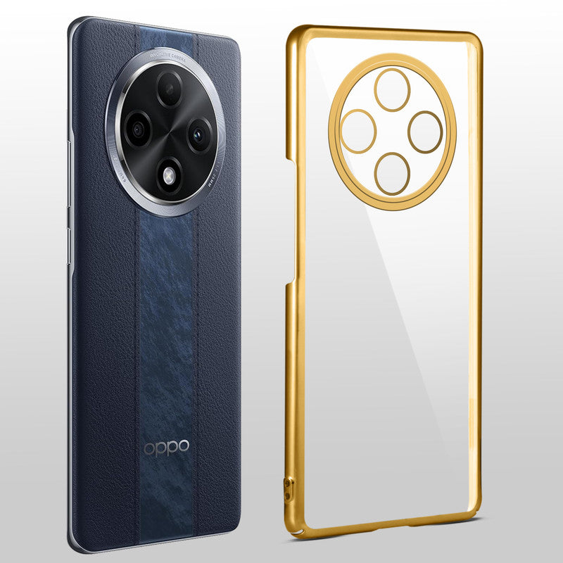 Transparent Edge Hard Case For Oppo F27 Pro Plus 5G