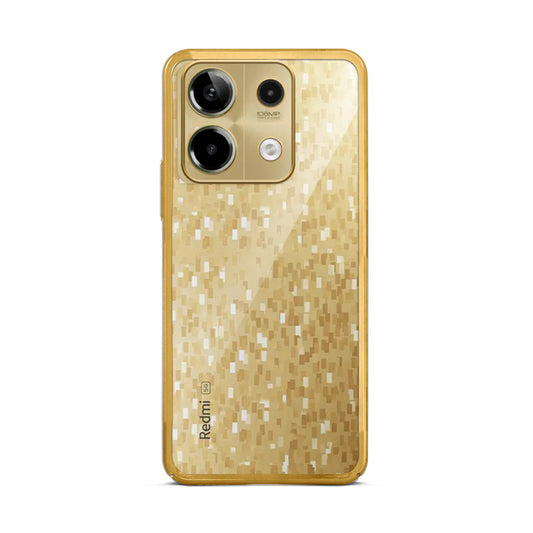 Crystal Clear Premium Shiny colorful Edges Hard Back Case For Redmi Note 13 5G
