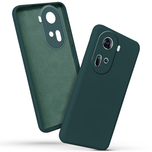 Premium Matte Silicone Back Cover for Oppo Reno 11 5G