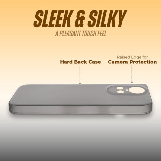 Ultra-Thin Frosted Matte Anti-Yellow Hard Back Case for Oppo Reno 10 5G