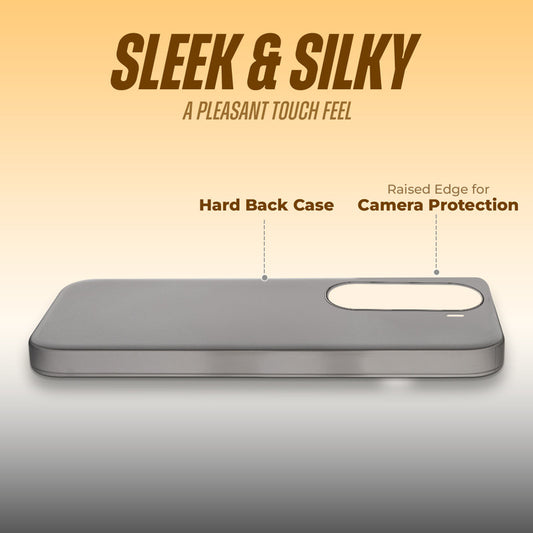 Ultra-Thin Frosted Matte Anti-Yellow Hard Back Case for iQOO Z9s 5G