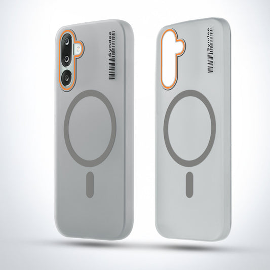 Elegant Colorful Frosted Matte Back With MagSafe Support Back Case For Samsung M36 5G