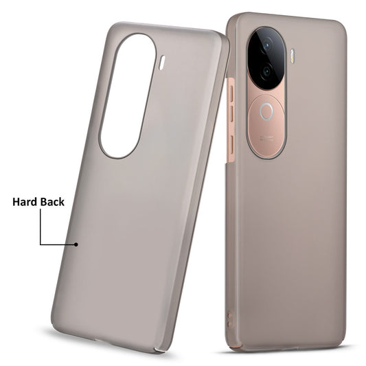Ultra-Thin Frosted Matte Anti-Yellow Hard Back Case for iQOO Z9s 5G