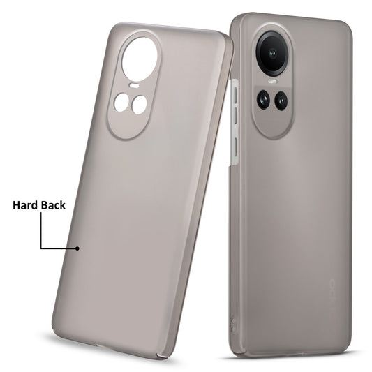 Ultra-Thin Frosted Matte Anti-Yellow Hard Back Case for Oppo Reno 10 5G