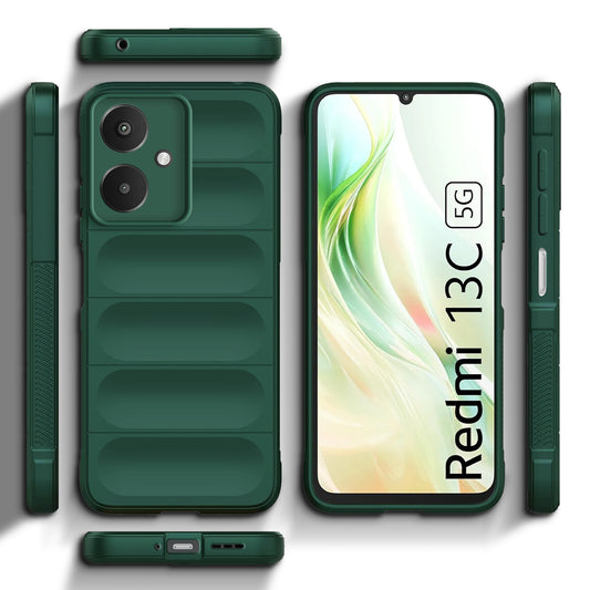Liquid Silicone Comfort Grip Soft Touch Matte TPU Case for Redmi 13C 5G