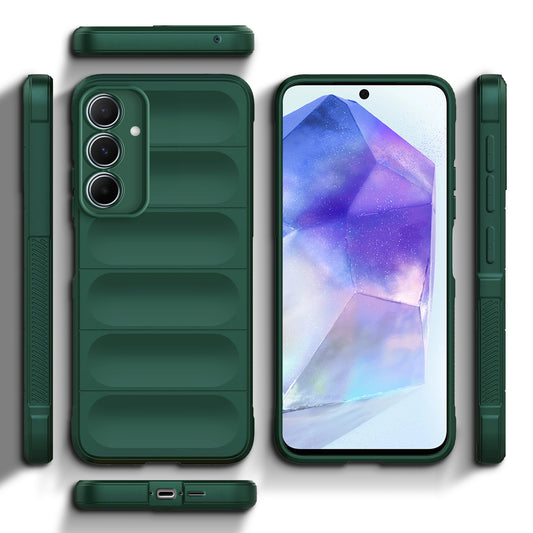 Liquid Silicone Comfort Grip Soft Touch Matte TPU Case for Samsung A55 5G