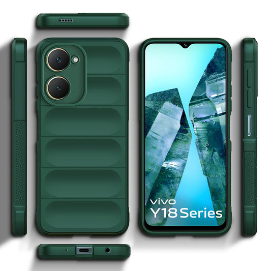 Liquid Silicone Comfort Grip Soft Touch Matte TPU Case for Vivo Y18