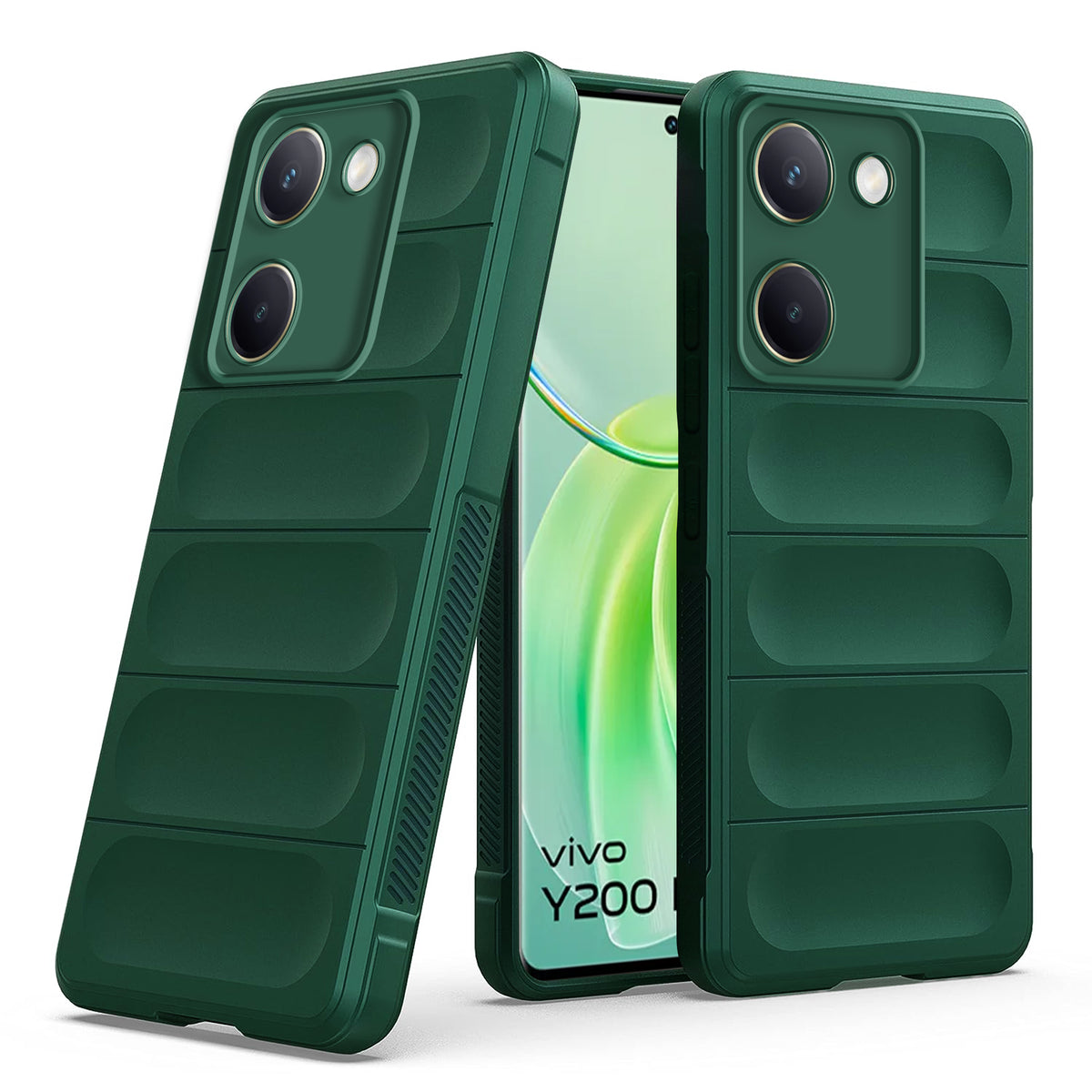 Soft Silicone Comfort Grip Back Cover Case For Vivo Y200 Pro 5G