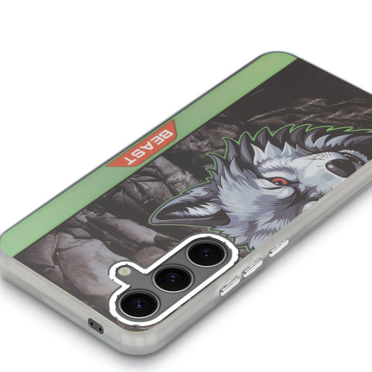 Beast Mode Animal Printed Back Case For Samsung S25 Plus 5G With Hard Back & Glow Effect