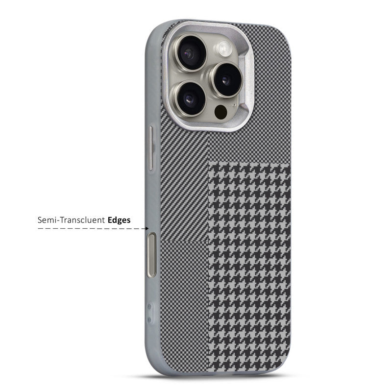 Hybrid Pattern Case For Apple iPhone 16 Pro