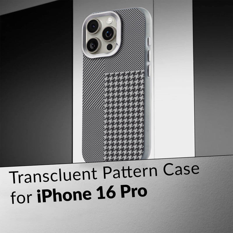 Hybrid Pattern Case For Apple iPhone 16 Pro