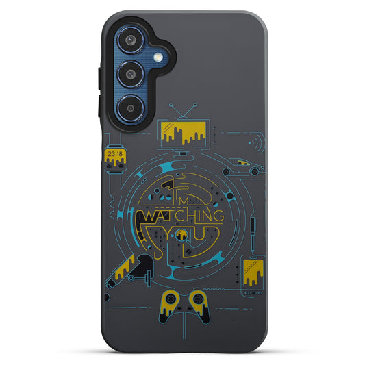 Mechanical Circuit Sector Print Hard Back Cover For Samsung A16 5G