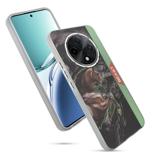 Beast Mode Animal Printed Back Case For Oppo F27 Pro Plus 5G With Hard Back & Glow Effect