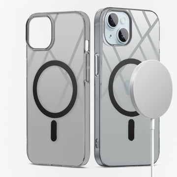 Crystal Clear Hard Back Anti-Yellowing with MagSafe Compatibility Phone Case For Apple iPhone 15