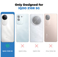 Clear hard back case compatibility guide showing fit for iQOO Z10R 5G and not compatible with other models