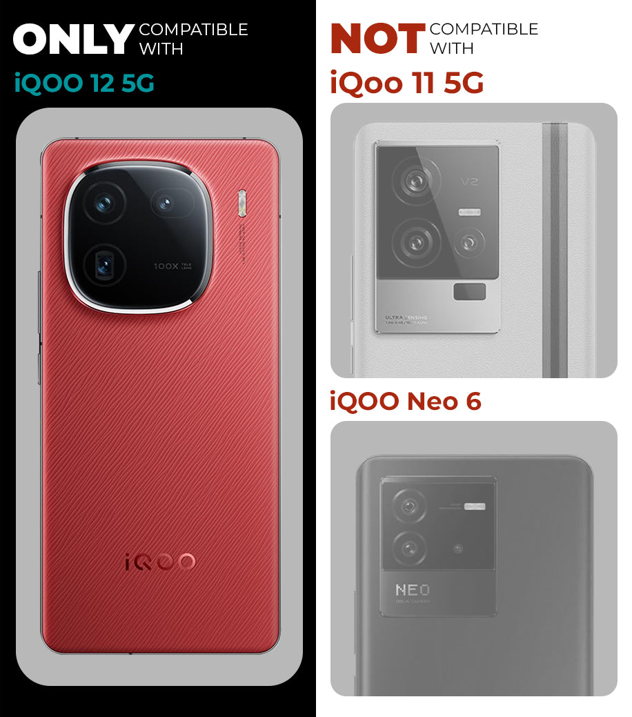 Anti-Yellow Colored Camera Line Case Support Magnetic Accessories Back Cover For iQOO 12 5G
