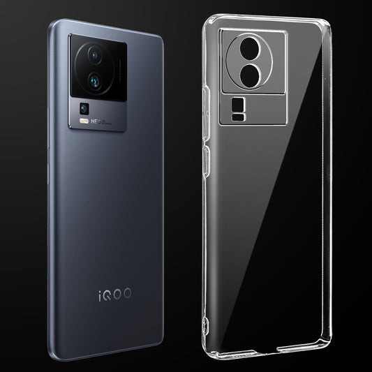 Crystal Clear Hard Anti-Yellow Transparent Back Cover Case For iQOO Neo 7