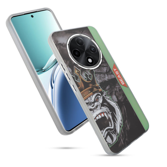 Beast Mode Animal Printed Back Case For Oppo F27 Pro Plus 5G With Hard Back & Glow Effect