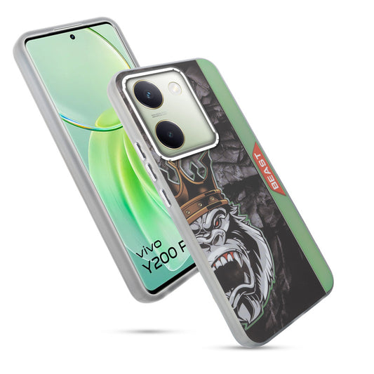 Beast Mode Animal Printed Back Case For Vivo Y200 Pro 5G With Hard Back & Glow Effect
