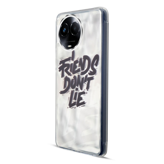 Wrinkle & Artistic Wave Printed Phone Case For Realme 11X 5G