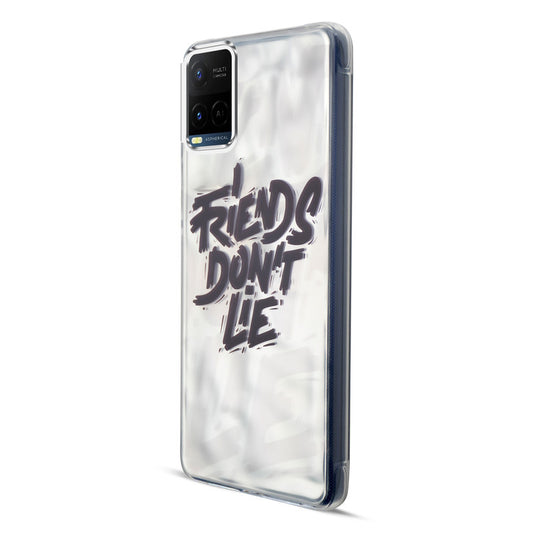 Wrinkle & Artistic Wave Printed Phone Case For Vivo Y21 2021