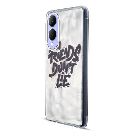 Wrinkle & Artistic Wave Printed Phone Case For Vivo Y17s