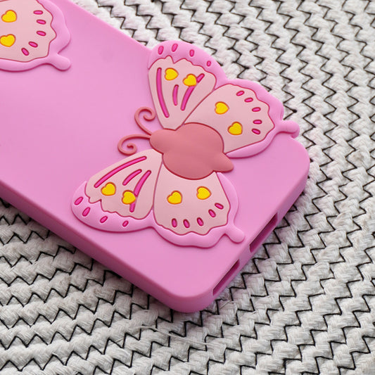 3D Vibrant Butterfly Silicone Phone Case For Realme 8 4G