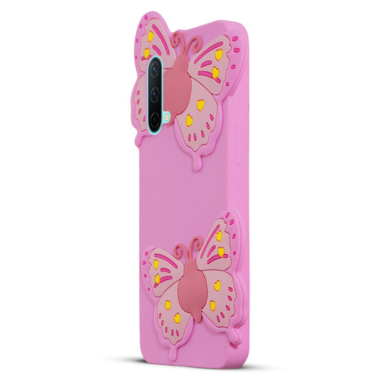 3D Vibrant Butterfly Silicone Phone Case For OnePlus Nord CE 5G
