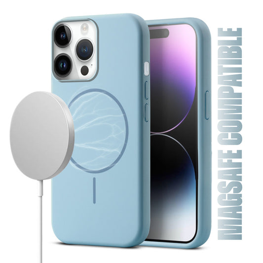 MagSafe Compatible Liquid Silicone Case For Apple iphone 14 Pro Max