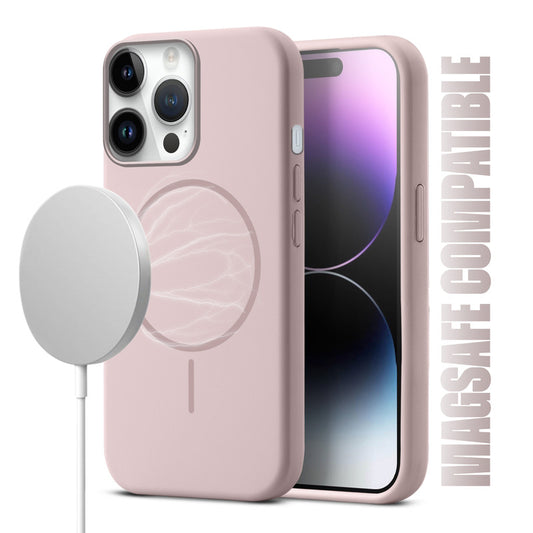 MagSafe Compatible Liquid Silicone Case For Apple iphone 14 Pro Max