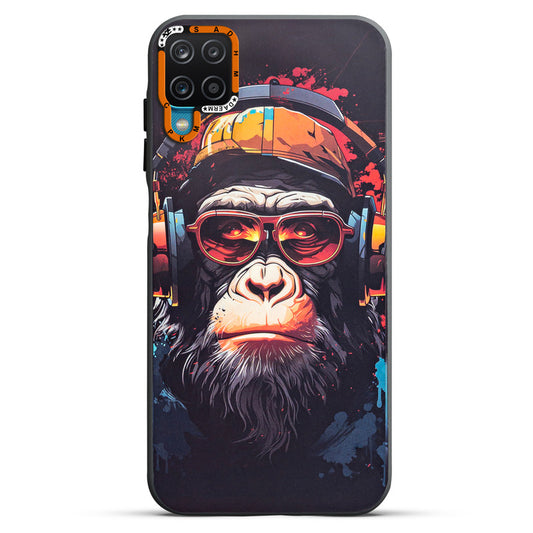 Dark Aesthetic Wild Animal Printed Back Cases For Samsung A12