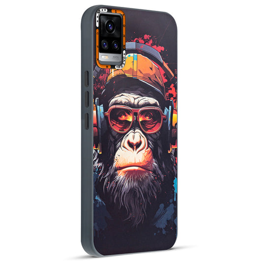 Dark Aesthetic Wild Animal Printed Back Cases For Vivo V20