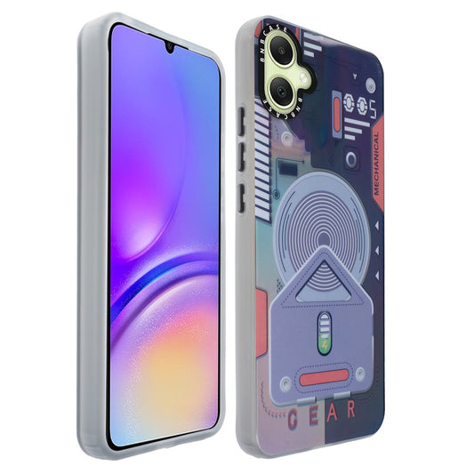 Colorful Reflective Circuit Prints Hard Back Protector Case For Samsung A05