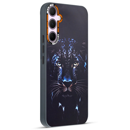 Dark Aesthetic Wild Animal Printed Back Cases For Samsung A35 5G