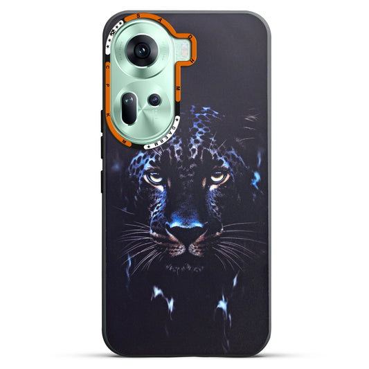 Dark Aesthetic Wild Animal Printed Back Cases For Oppo Reno 11 5G