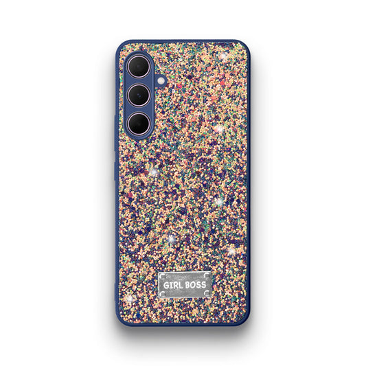 Sparkling Glitter Sequin Case with Camera Shield Back Cover For Samsung A35 5G