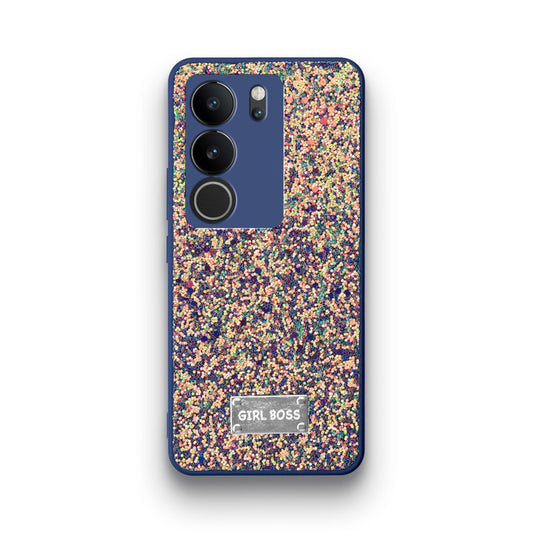 Sparkling Glitter Sequin Case with Camera Shield Back Cover For Vivo V29 5G