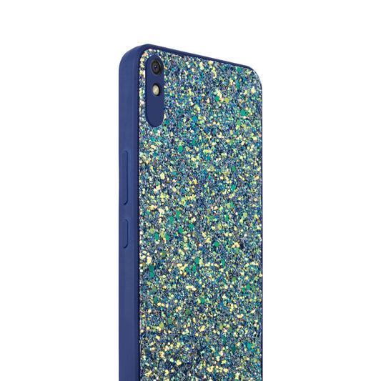 Sparkling Glitter Sequin Case with Camera Shield Back Cover For Redmi 9i