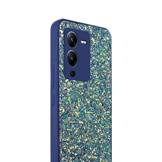 Sparkling Glitter Sequin Case with Camera Shield Back Cover For Vivo V25 Pro 5G