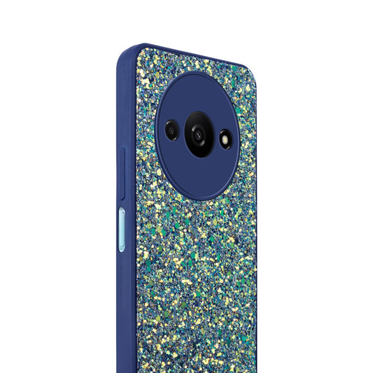 Sparkling Glitter Sequin Case with Camera Shield Back Cover For Redmi A3 2024