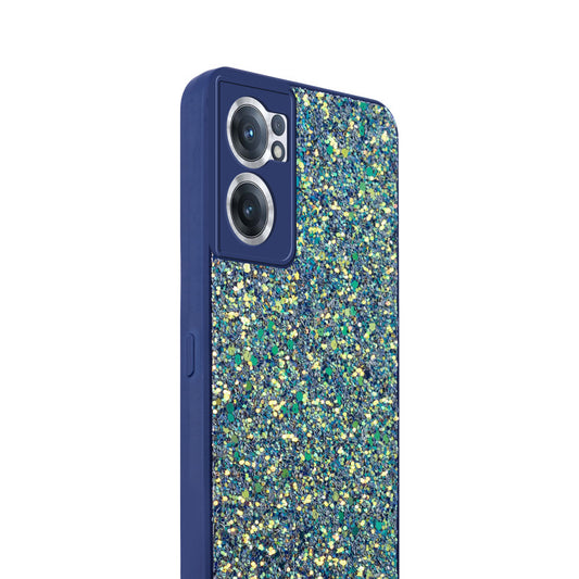 Sparkling Glitter Sequin Case with Camera Shield Back Cover For OnePlus Nord CE 2 5G