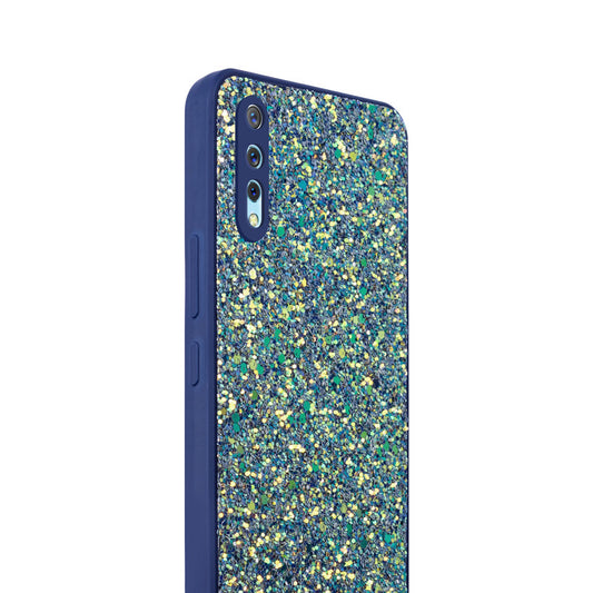 Sparkling Glitter Sequin Case with Camera Shield Back Cover For Vivo S1